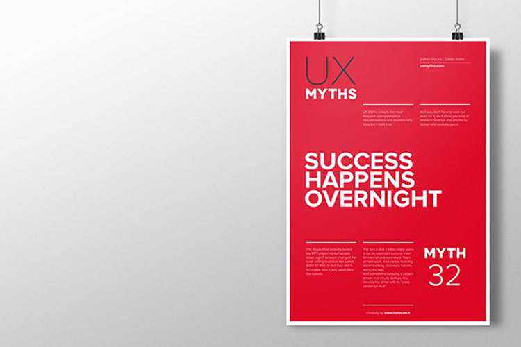 32 Posters That Debunk Common UX Misconceptions
