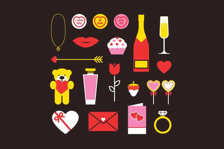 Free Valentine’s Day Vector Pack (AI & EPS Formats)