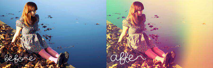 Vintage Gradient free photoshop action atn