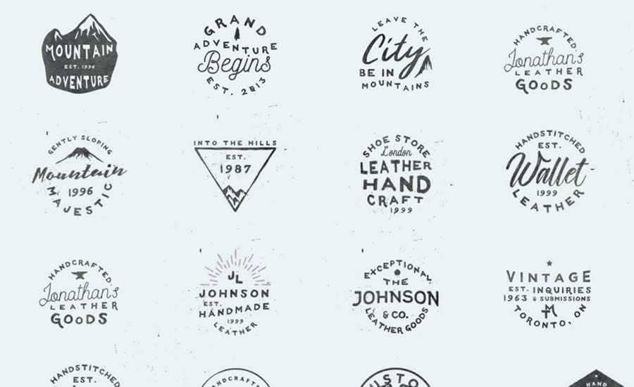 Vintage Free Logo Templates AI EPS Illustrator format