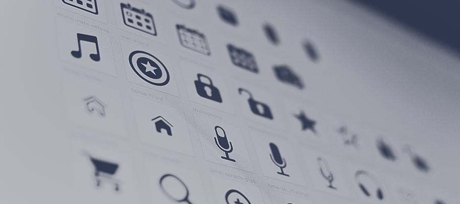 Icons displayed on a screen.