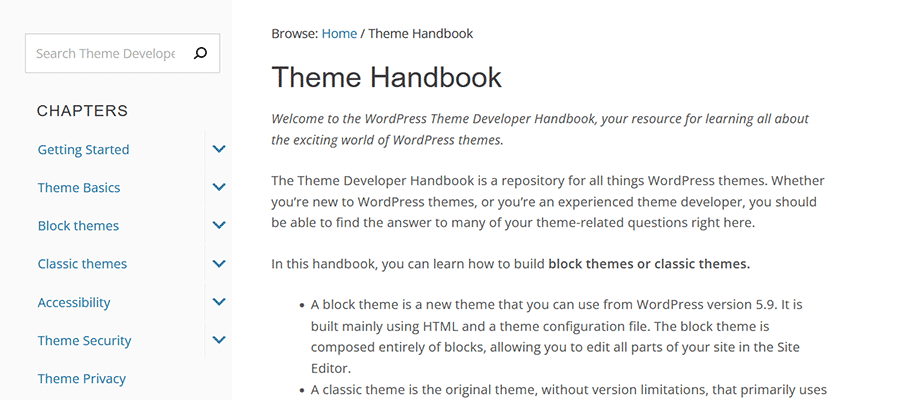 The well-documented theme and plugin APIs can help you build custom features for WordPress.